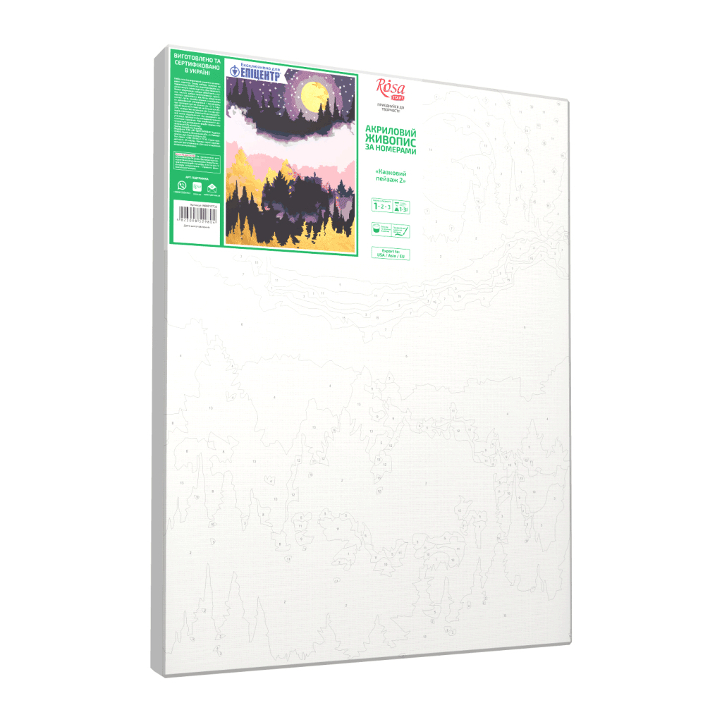Картина по номерам Rosa Казковий пейзаж 2, 35 х 45 см (4823098529804) - изображение 2