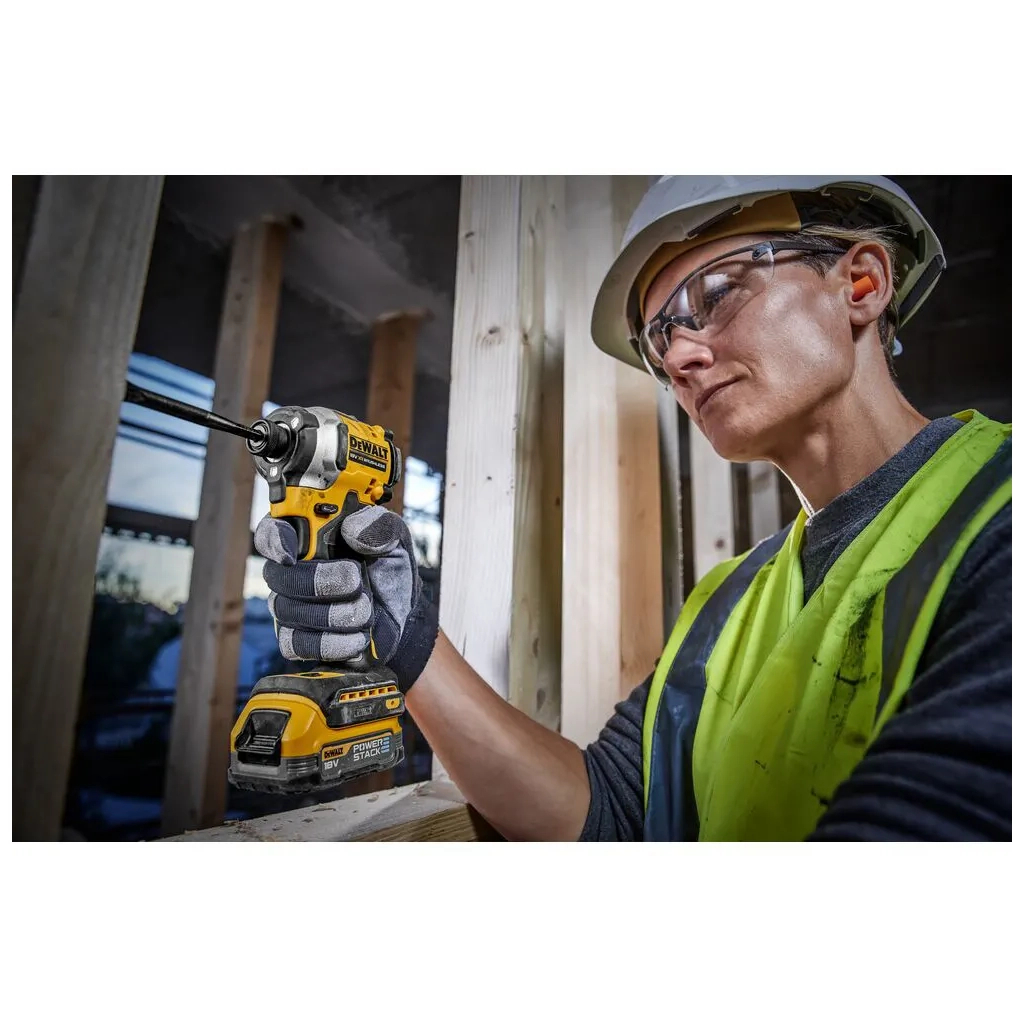 Шуруповерт DeWALT 18 В XR Li-lon PowerStack 1.7Ah, 206 Нм,кейс TSTAK (DCF850E1T) - зображення 6