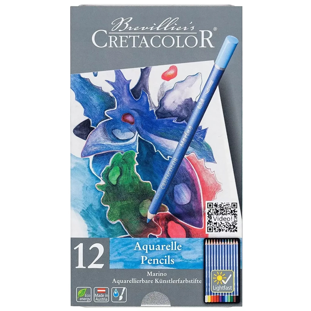 Олівці кольорові Cretacolor Marino акварельні 12 кольорів (9002592240124) - изображение 1