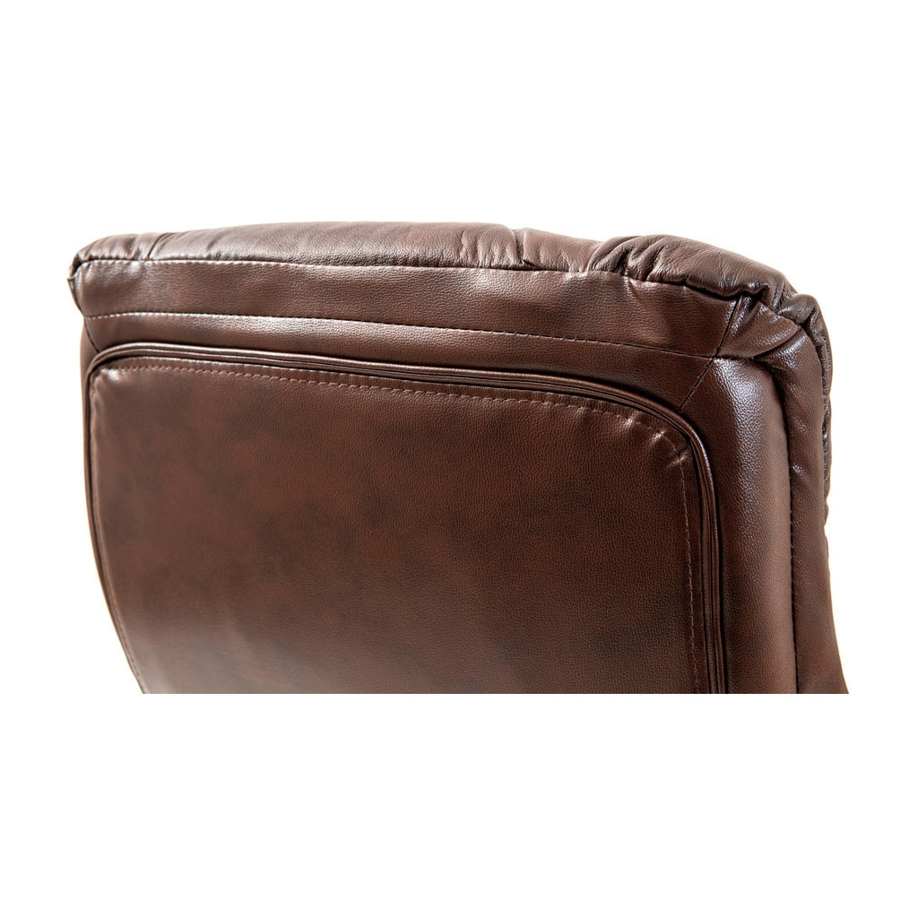 Офісне крісло Richman Конгрес Хром M-2 Широкий (Anyfix Wide) Шкіра Люкс Коричнева (ADD0001832) - зображення 6