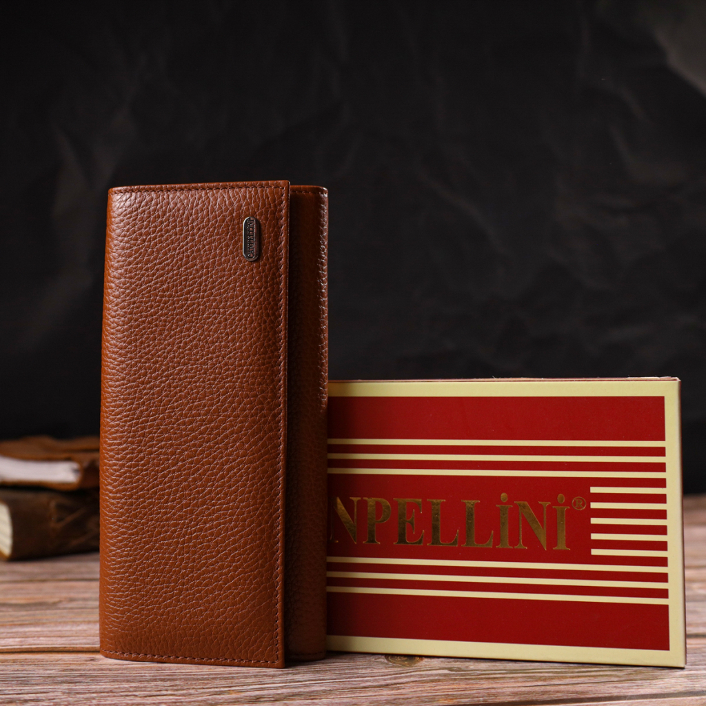 Гаманець Canpellini З натуральної шкіри Коричневий (21712) - зображення 10
