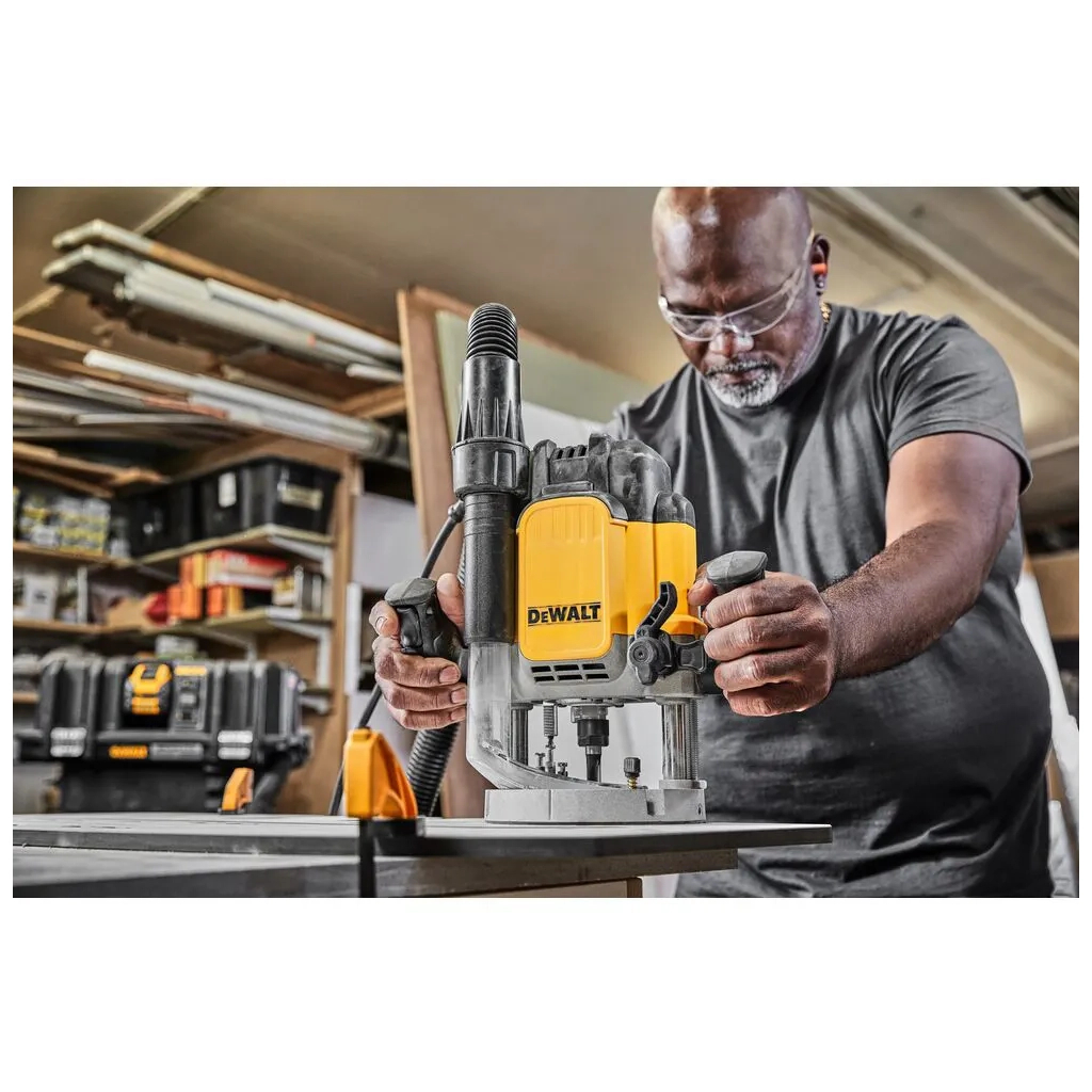 Фрезер DeWALT 9000 - 22000 об/хв, цанговий патрон 12 мм, кейс TSTAK (DWE625KT) - изображение 7