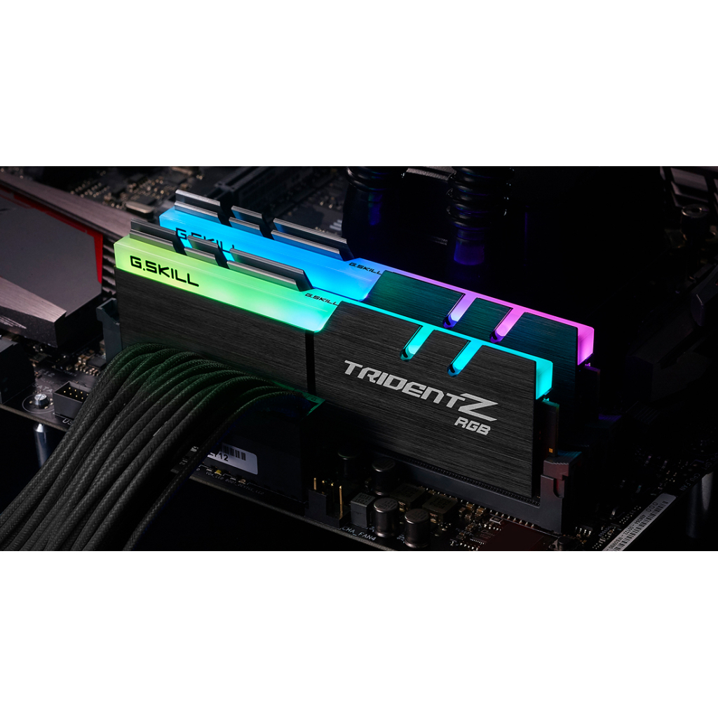 Модуль пам'яті для комп'ютера DDR4 32GB (2x16GB) 3600 MHz Trident Z RGB G.Skill (F4-3600C16D-32GTZRC) - зображення 3