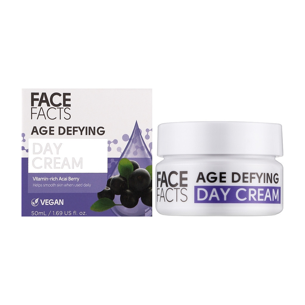 Крем для обличчя Face Facts Age Defying Day Cream Антивіковий денний 50 мл (5031413913972) - зображення 1