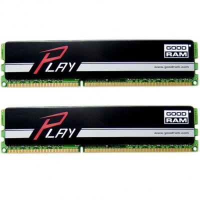 Модуль пам'яті для комп'ютера DDR3 8GB (2x4GB) 1866 MHz Play Black Goodram (GY1866D364L9AS/8GDC) - зображення 1
