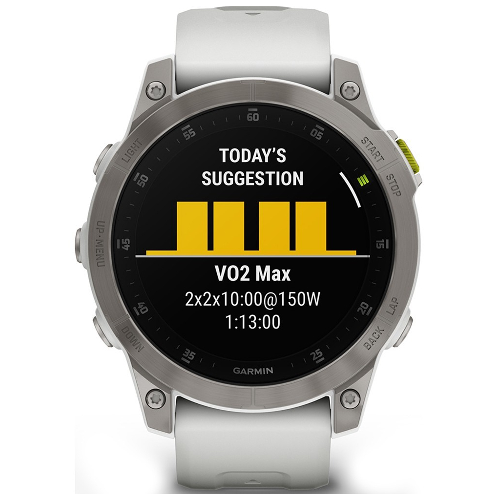 Смарт-годинник Garmin EPIX gen 2, Sapphire,White,Titanium, GPS (010-02582-21) - зображення 8