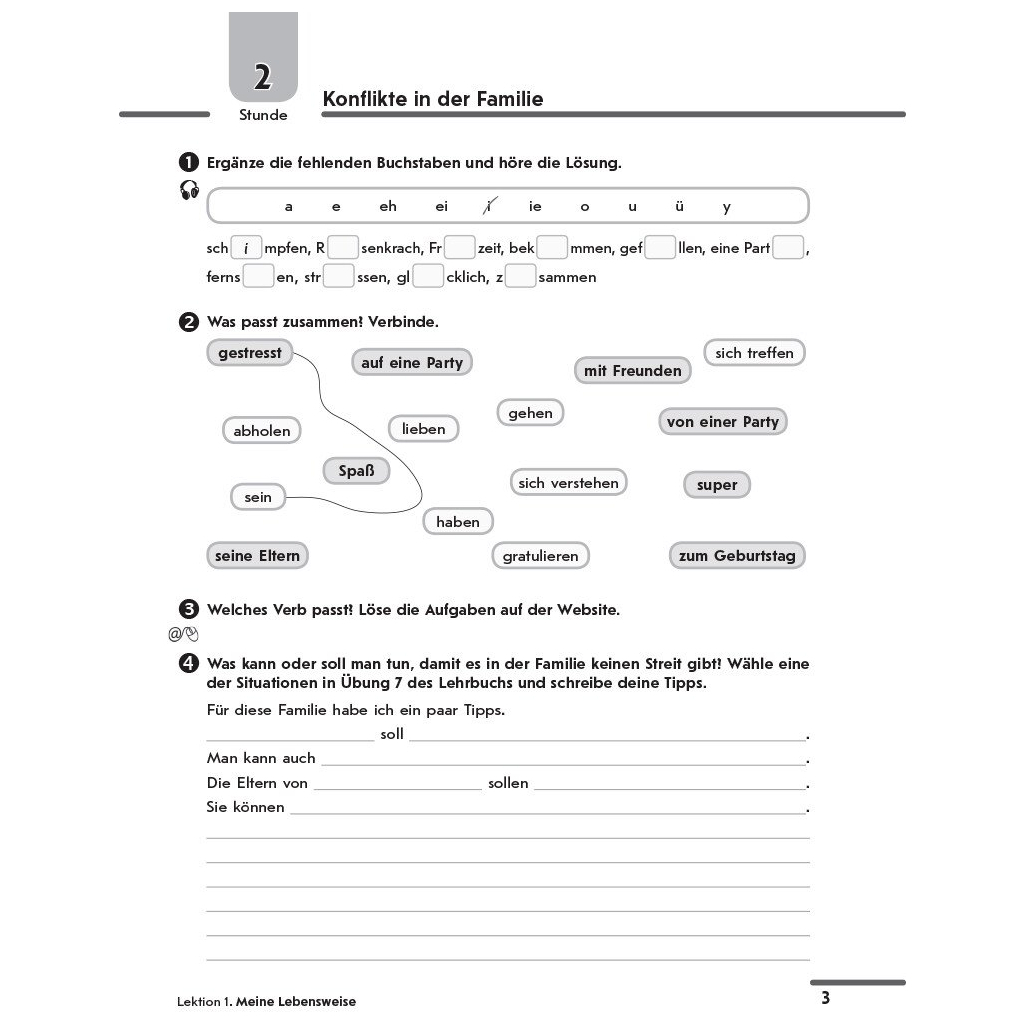 Робочий зошит Німецька мова. 11 клас. До підруч. 7-й р. н. "Hallo, Freunde!" - С.І. Сотникова, Г.В. Гоголєва Ранок (9786170955968) - зображення 4