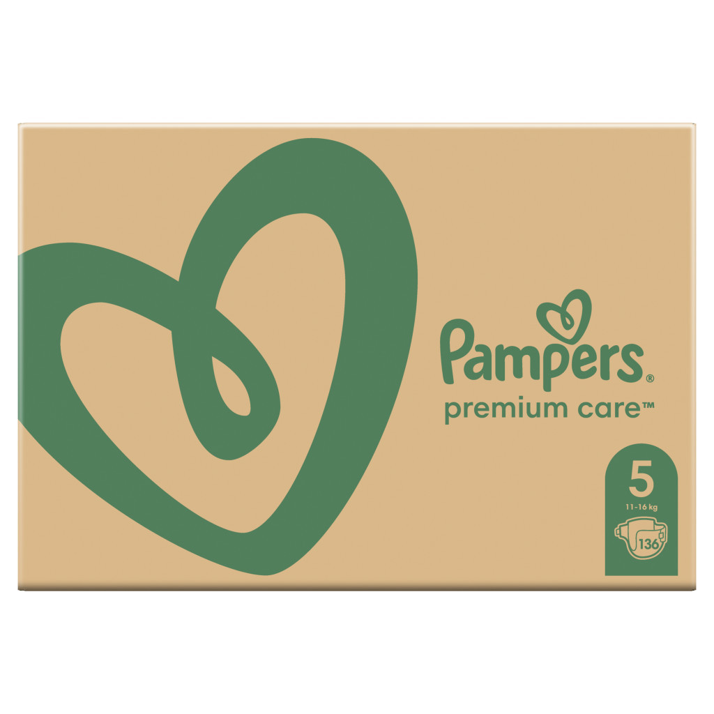 Підгузки Pampers Premium Care Junior 5 (11-16 кг) 136шт (8001090959690) - зображення 2