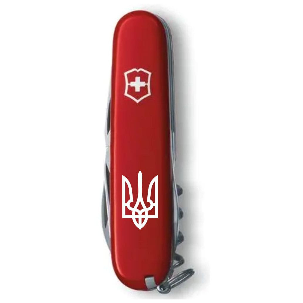 Ніж Victorinox Spartan Ukraine Red "Тризуб" (1.3603_T0010u) - зображення 5