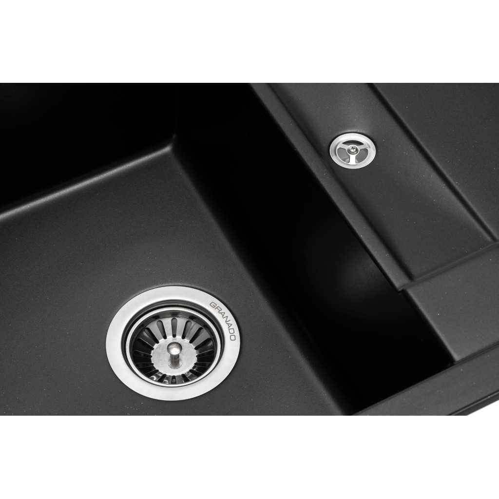 Мийка кухонна GRANADO VALENCIA black shine (gr0701) - зображення 4