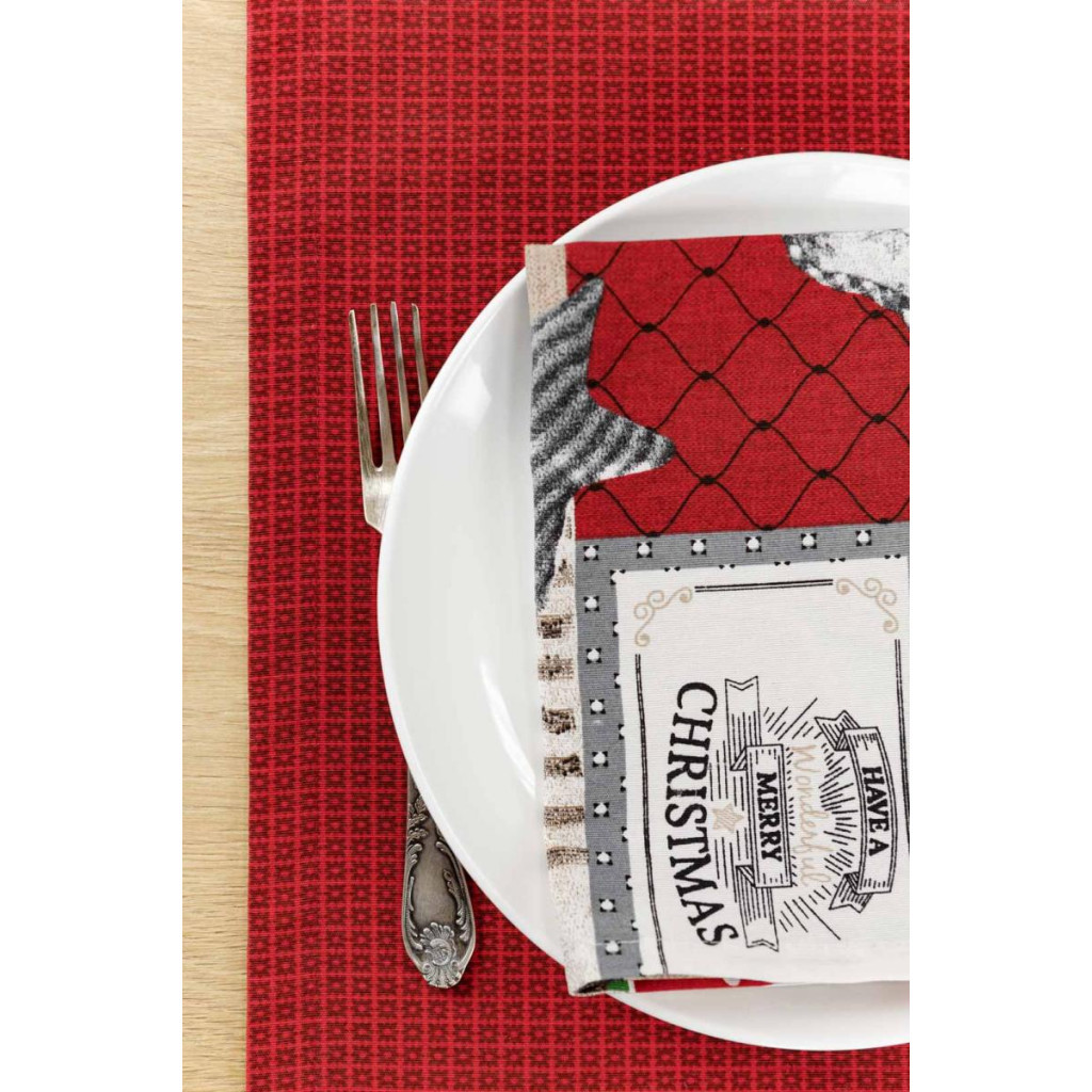 Серветка на стіл Прованс Merry Christmas 35x45 см (4823093449251) - зображення 9