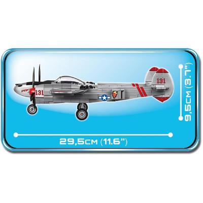 Конструктор Cobi Друга Світова Війна Літак Локхід П-38 «Лайтнінг», 395 деталей (COBI-5539) - зображення 9