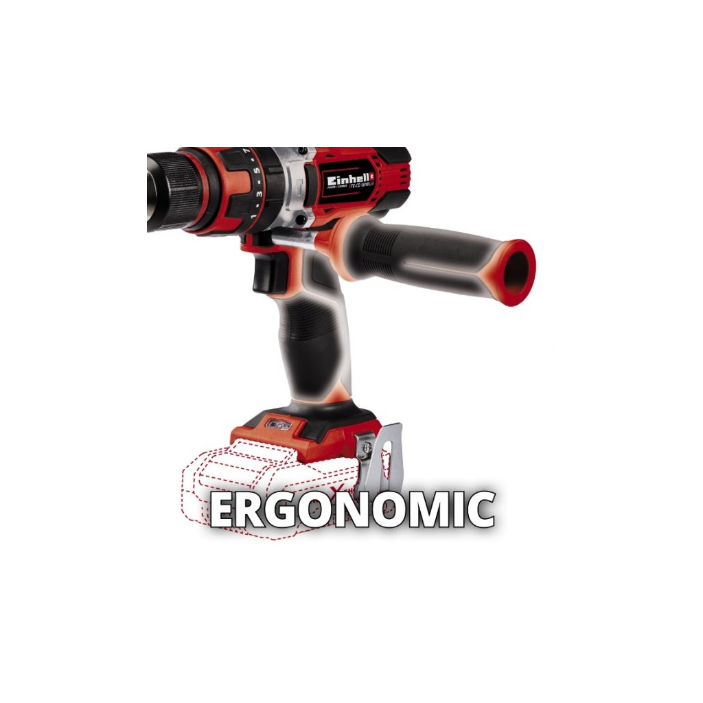 Шуруповерт Einhell TE-CD 18/48 Solo (без АКБ і ЗП) (4513926) - зображення 4