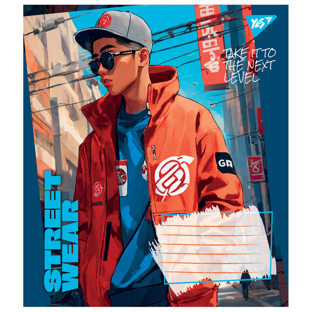 Зошит Yes Street wear 24 аркушів клітинка (767023) - зображення 3
