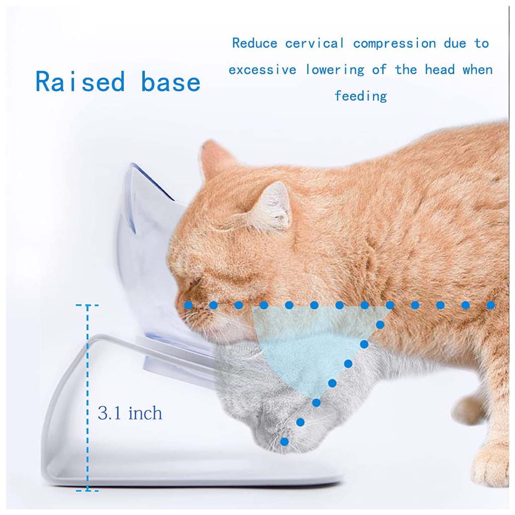Посуд для котів Me&Pet Миски з підставкою прозорі (NMP060) - изображение 11