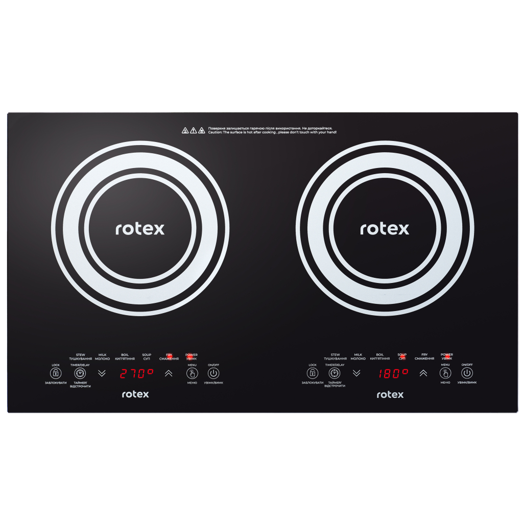 Настільна плита Rotex RIO250-G Duo - зображення 2