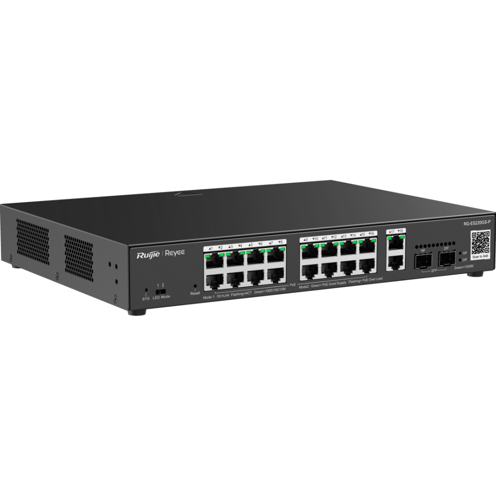 Комутатор мережевий Ruijie Networks RG-ES220GS-P - изображение 2