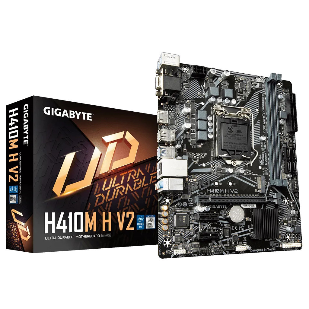 Материнська плата GIGABYTE H410M H V2 - зображення 2