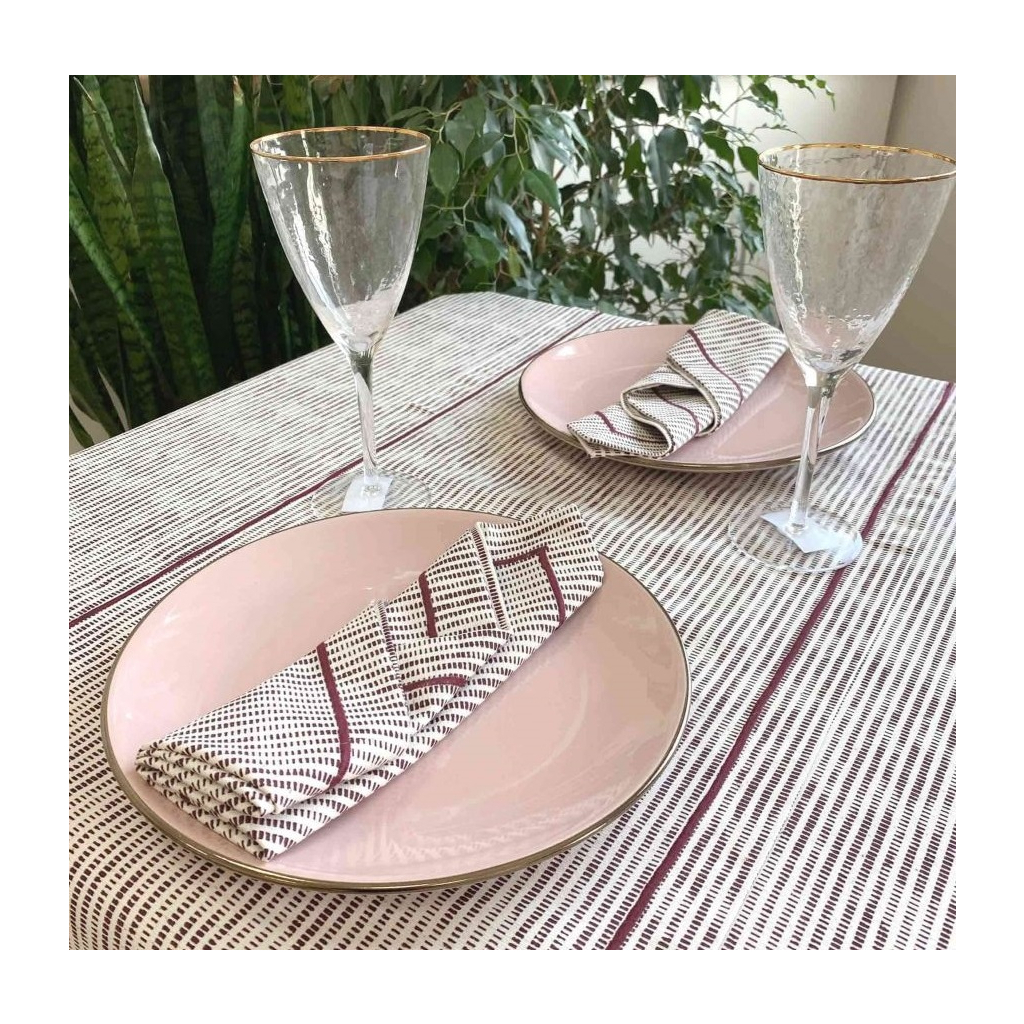 Доріжка на стіл Прованс Avantime Міраж Бордо 40х140 см (17313) - зображення 3