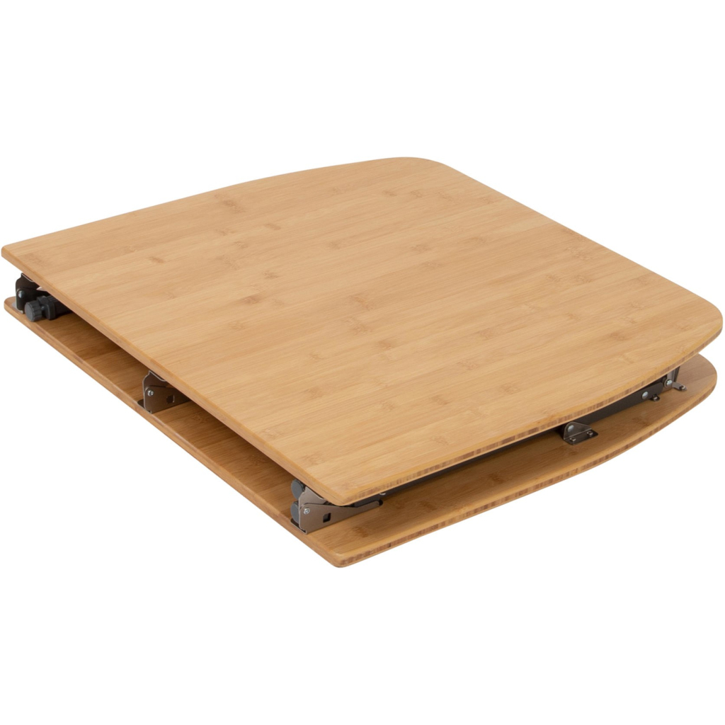 Туристичний стіл Bo-Camp Islington Овальний 120 x 70 cm Коричневий (1404652) - зображення 2