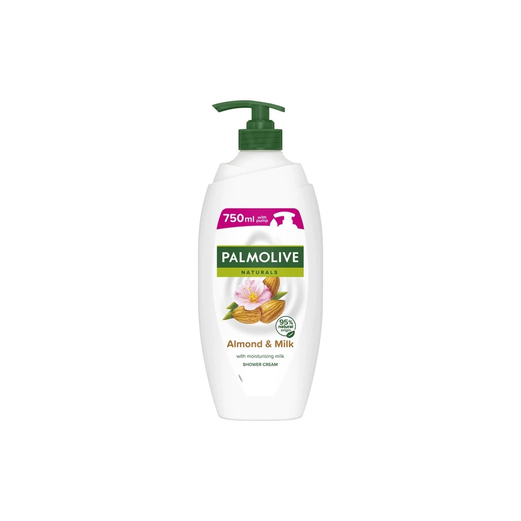 Гель для душу Palmolive Naturals Мигдальне молочко Зволожувальний 750 мл (8693495031158) - зображення 1