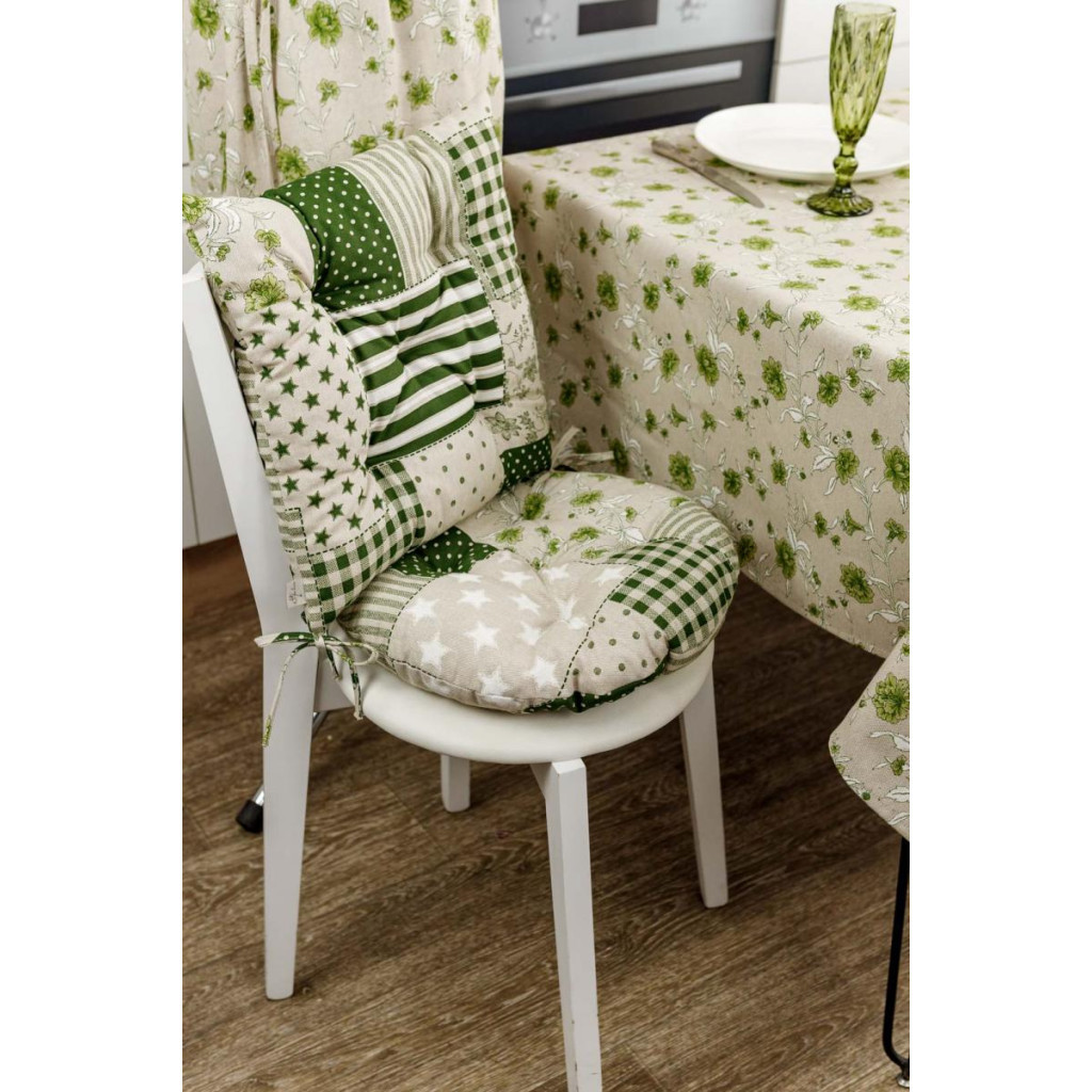 Скатертина Прованс Квіти зелений Господиня 220х136 см (4823093450998) - зображення 3