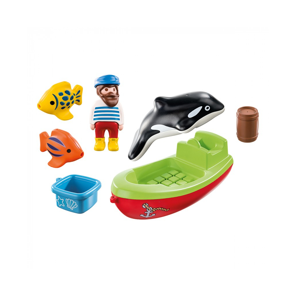 Конструктор Playmobil Рибак з човном (6336520) - зображення 2