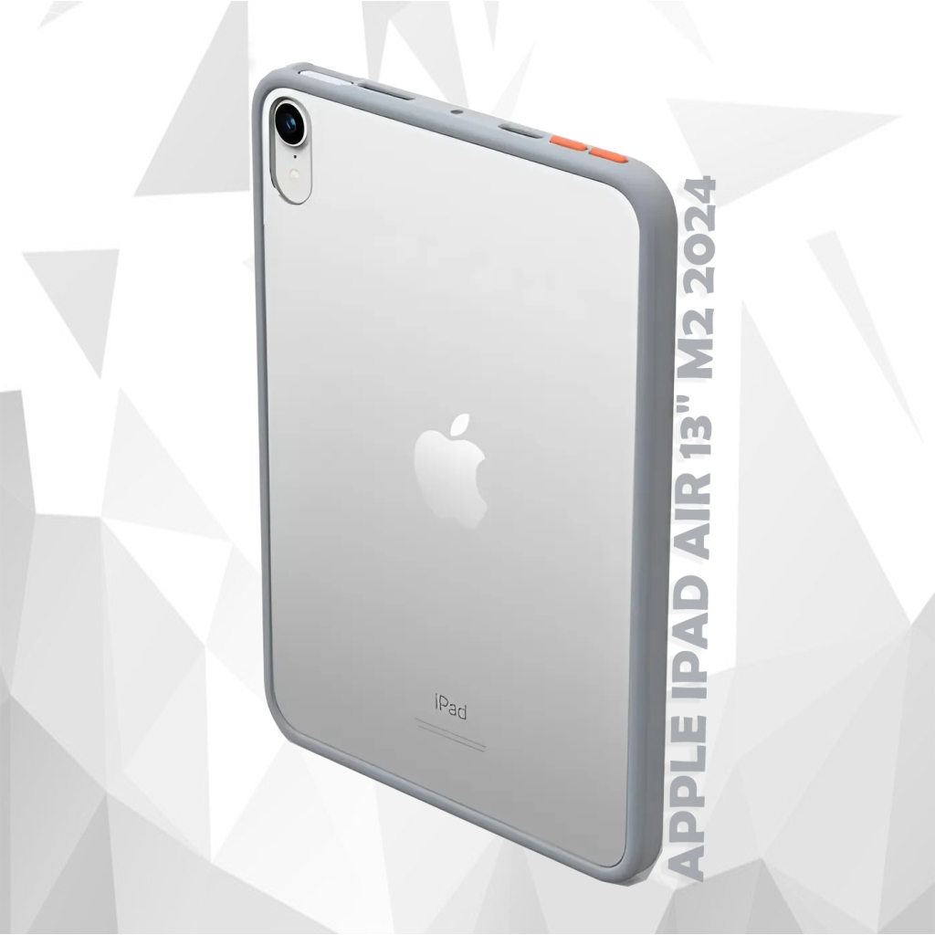 Чохол до планшета BeCover Transparancy Shell Edge Gray Apple iPad Air 13" M2/M3 (2024/2025) (711688) - зображення 5