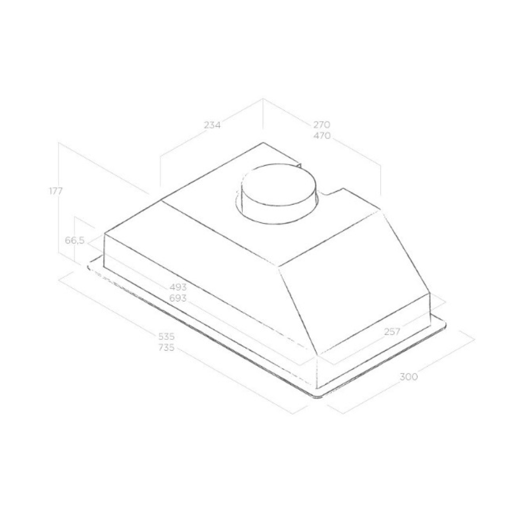 Витяжка кухонна Elica CT17 S IX/A/72 - зображення 3