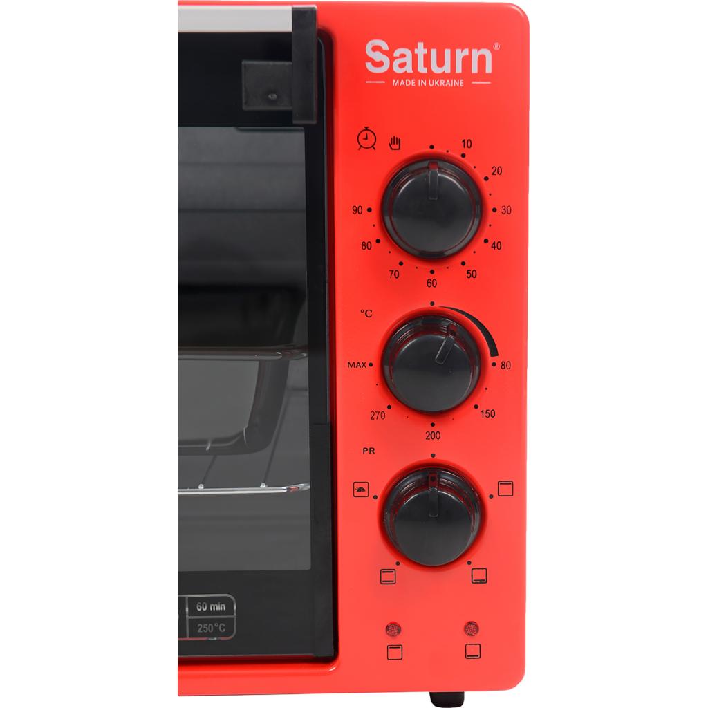 Електропіч Saturn ST-EC3402 Red - зображення 9