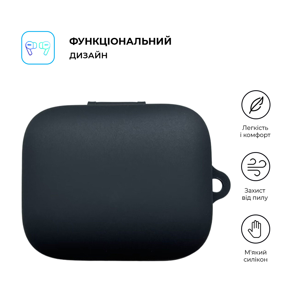 Чохол для навушників Armorstandart Hang Case для OPPO Enco X3i Black (ARM80042) - зображення 2