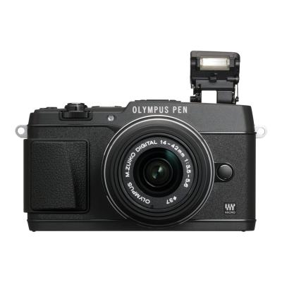 Цифровий фотоапарат Olympus E-P5 14-42 mm Kit + VF4 black (V204051BE020) - зображення 4