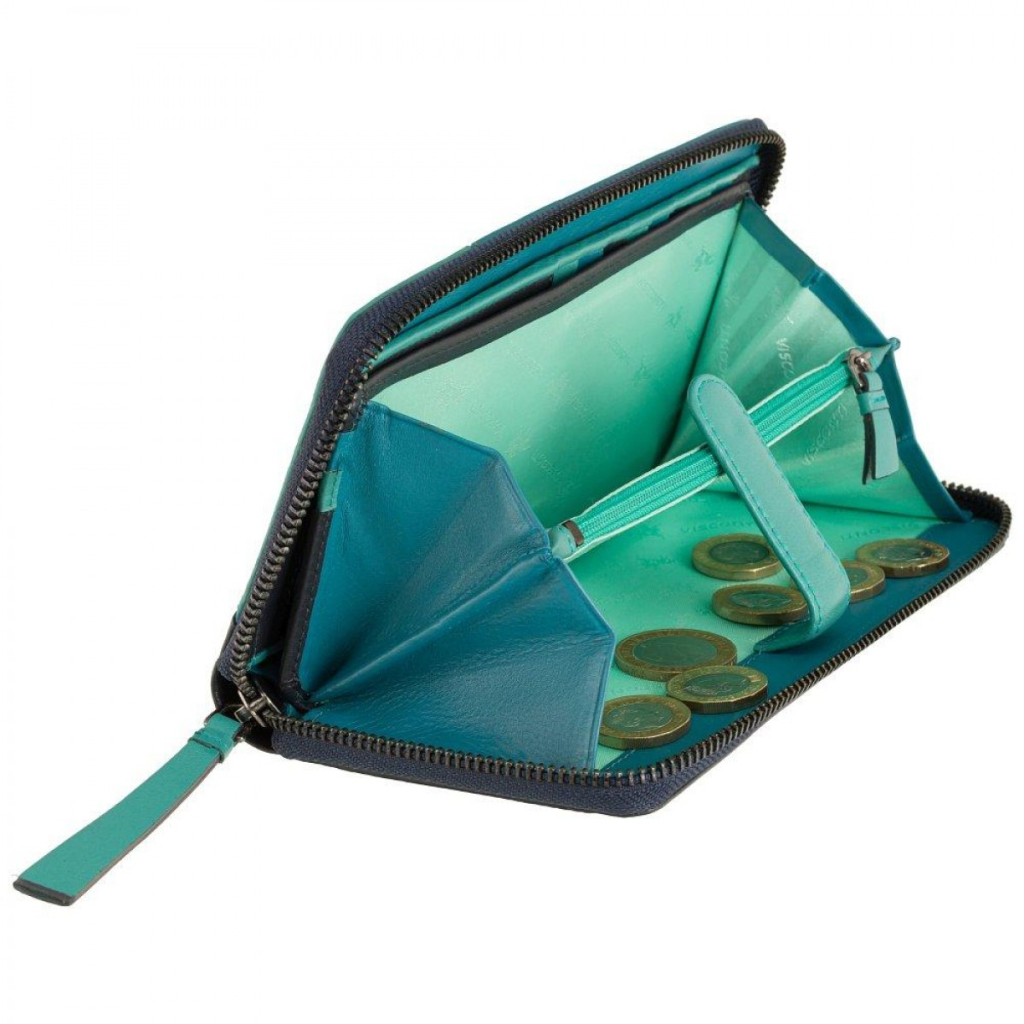 Гаманець Visconti BRC98 Julia Blue Bell (BRC98 BLUE) - зображення 5