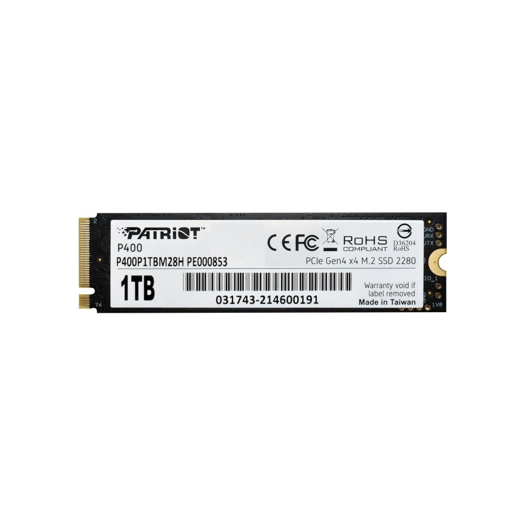 Накопичувач SSD M.2 2280 1TB Patriot (P400P1TBM28H) - зображення 5
