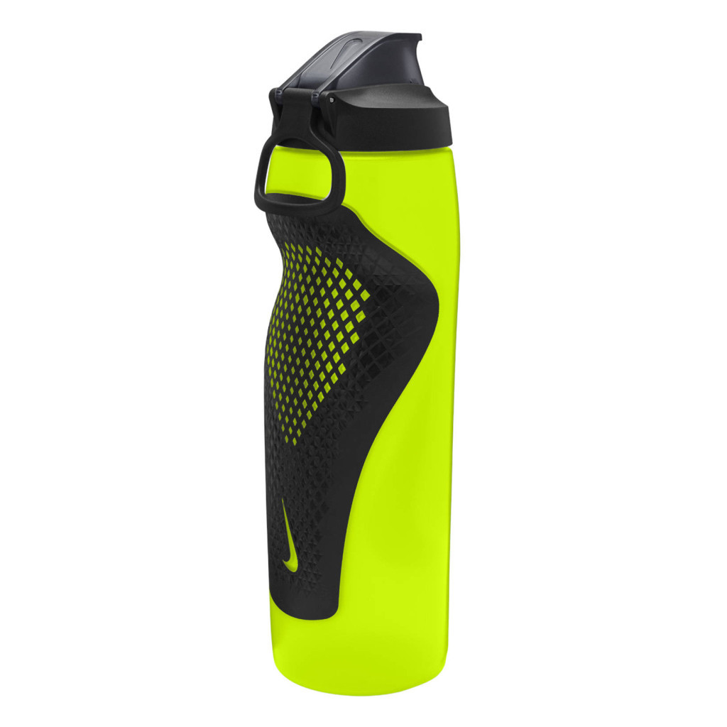 Пляшка для води Nike Refuel Bottle Locking Lid 32 OZ лимонний, чорний 946 мл N.100.7670.705.32 (887791745163) - зображення 2