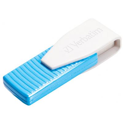 USB флеш накопичувач Verbatim 8GB STORE'N'GO SWIVEL BLUE USB 2.0 (49812) - зображення 3