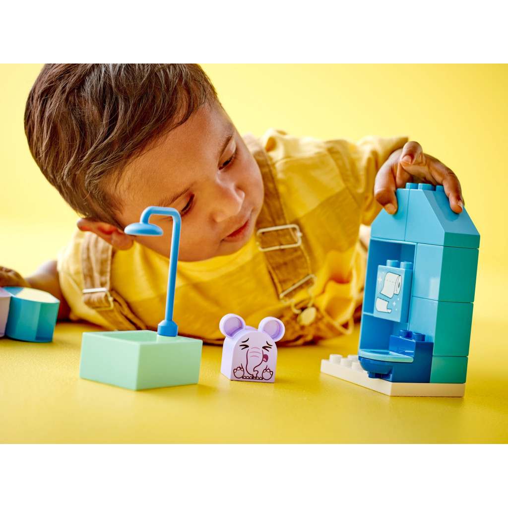 Конструктор LEGO DUPLO My First Повсякденні процедури: Час приймати ванну 15 деталей (10413) - зображення 8