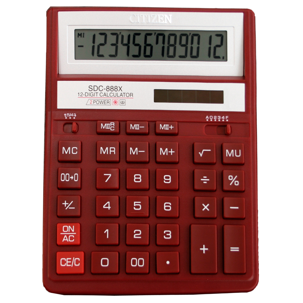 Калькулятор Citizen SDC-888XRD - зображення 1
