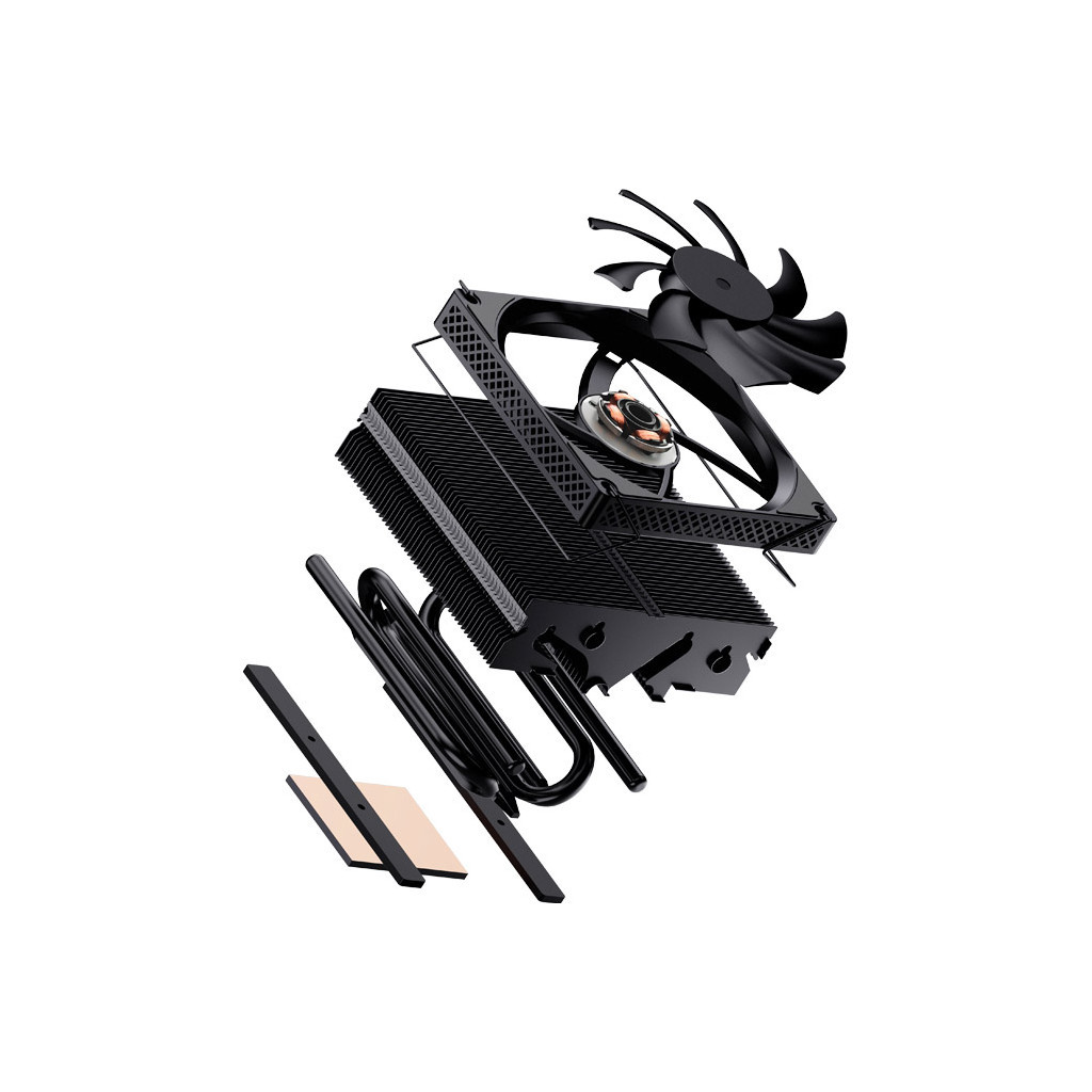 Кулер до процесора JONSBO HX4170D Black - зображення 6