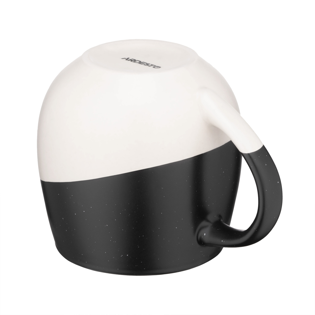 Чашка Ardesto Gino, 480мл, кераміка, чорний (AR3046BK) - изображение 6