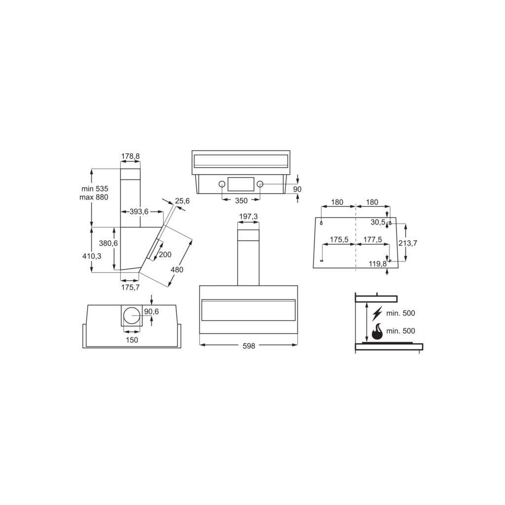 Витяжка кухонна Electrolux LFV316K - зображення 8