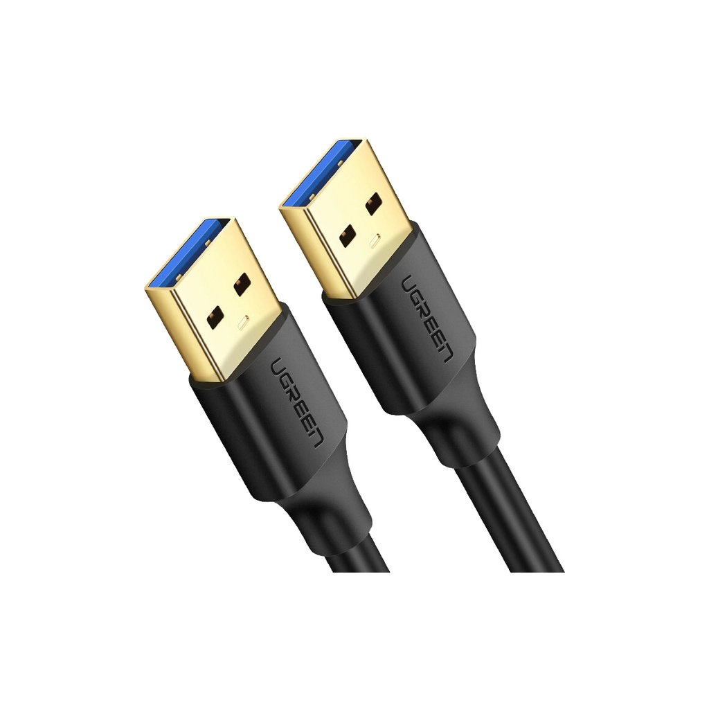 Дата кабель USB 3.0 AM/AM 2.0m US128 black Ugreen (10371) - зображення 1