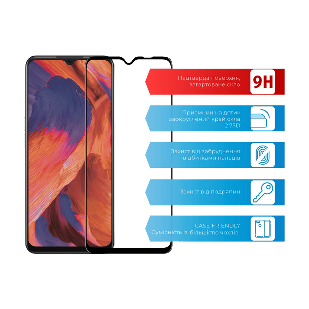 Скло захисне ACCLAB Full Glue Oppo A73 (1283126511141) - зображення 2