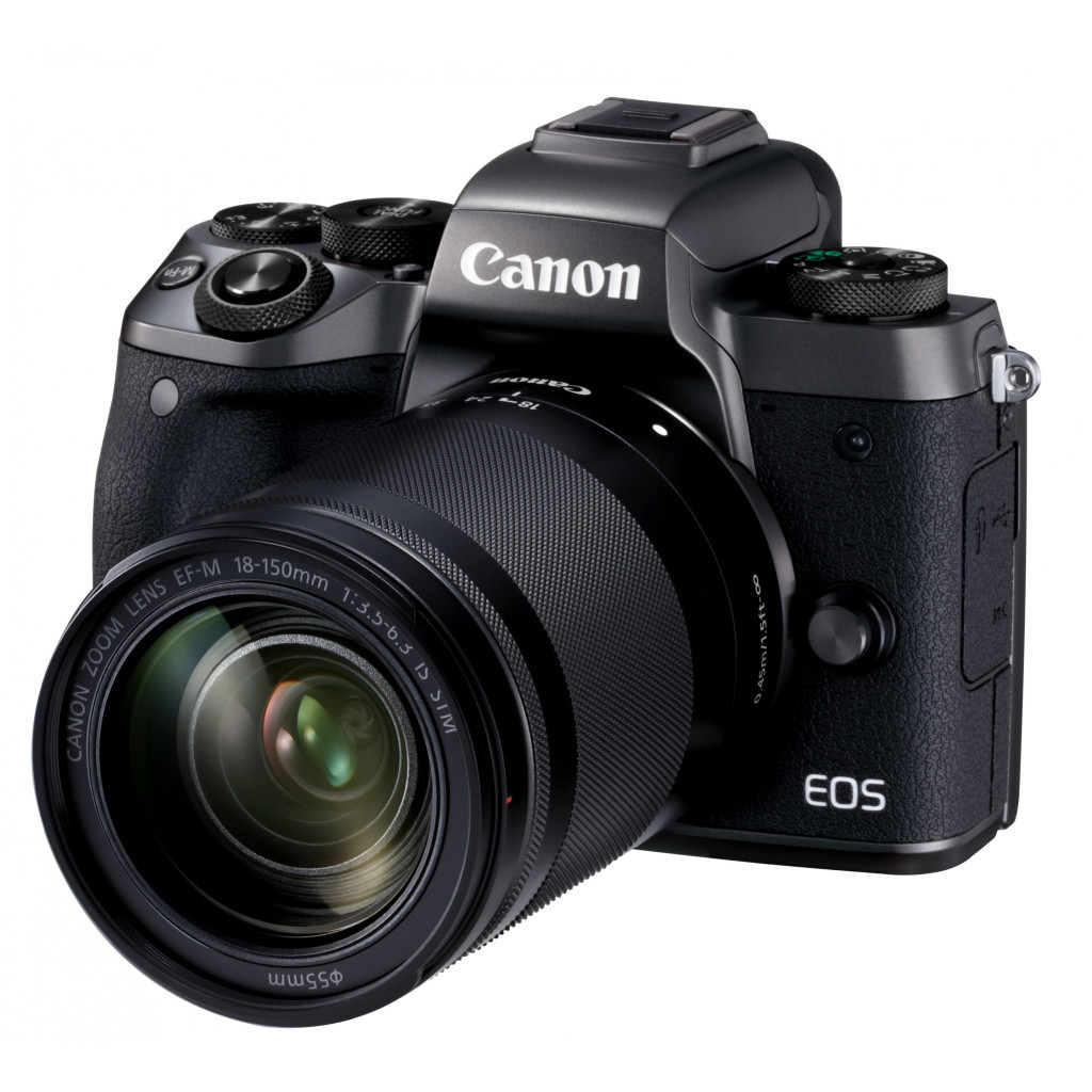Цифровий фотоапарат Canon EOS M5 + 18-150 IS STM Kit Black (1279C049) - изображение 1
