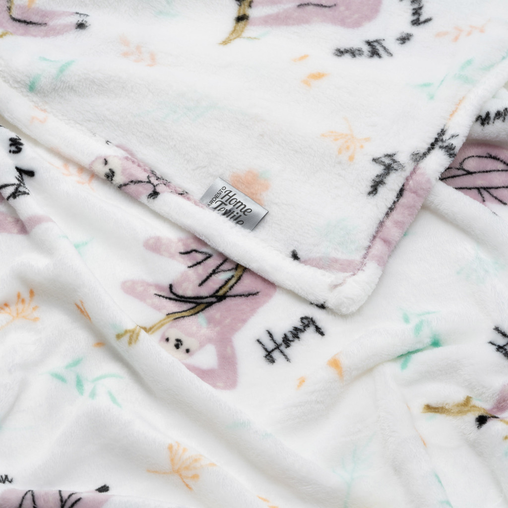 Плед Ardesto Flannel 100% поліестер, лінивці 160х200 см (ART0115PB) - зображення 4