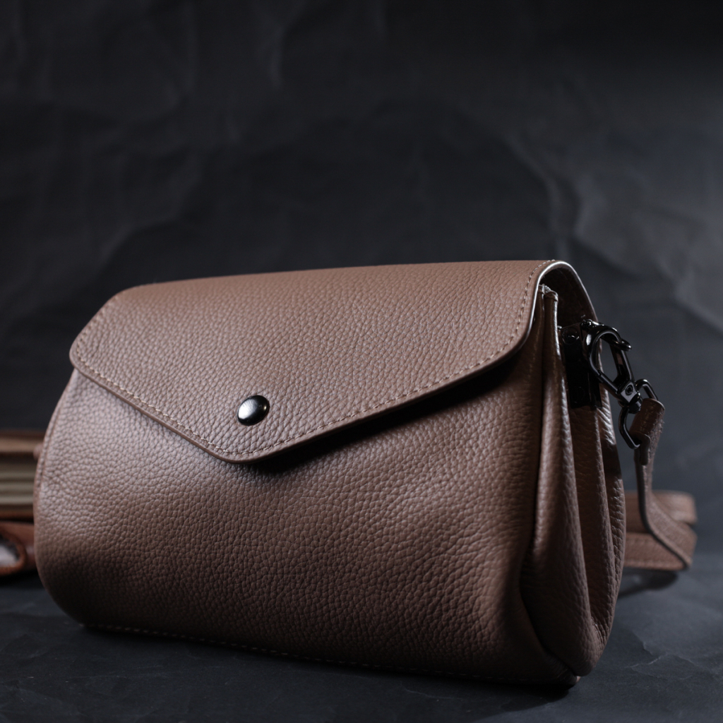 Сумка Vintage Компактна шкіряна жіноча (22256) - зображення 9