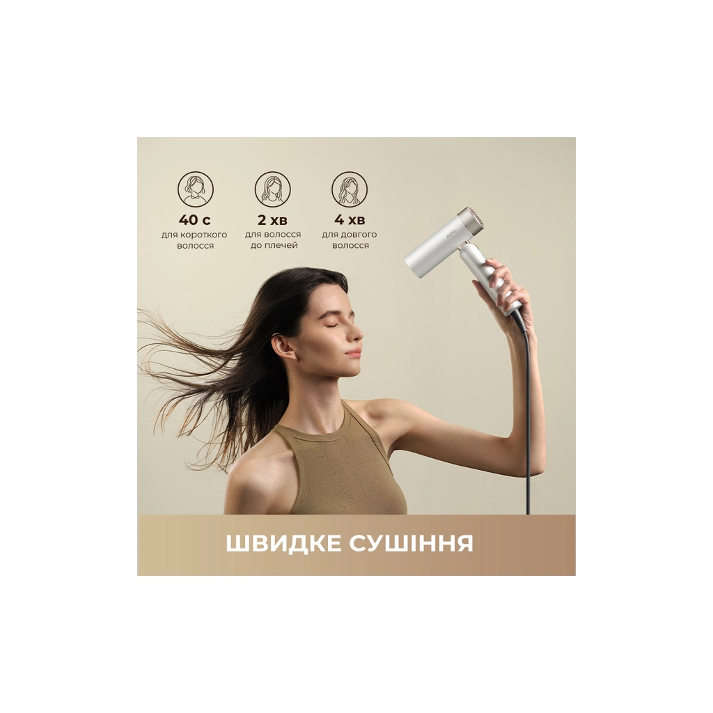 Фен MOVA Flip10 White (AMFL10-WH) - зображення 4