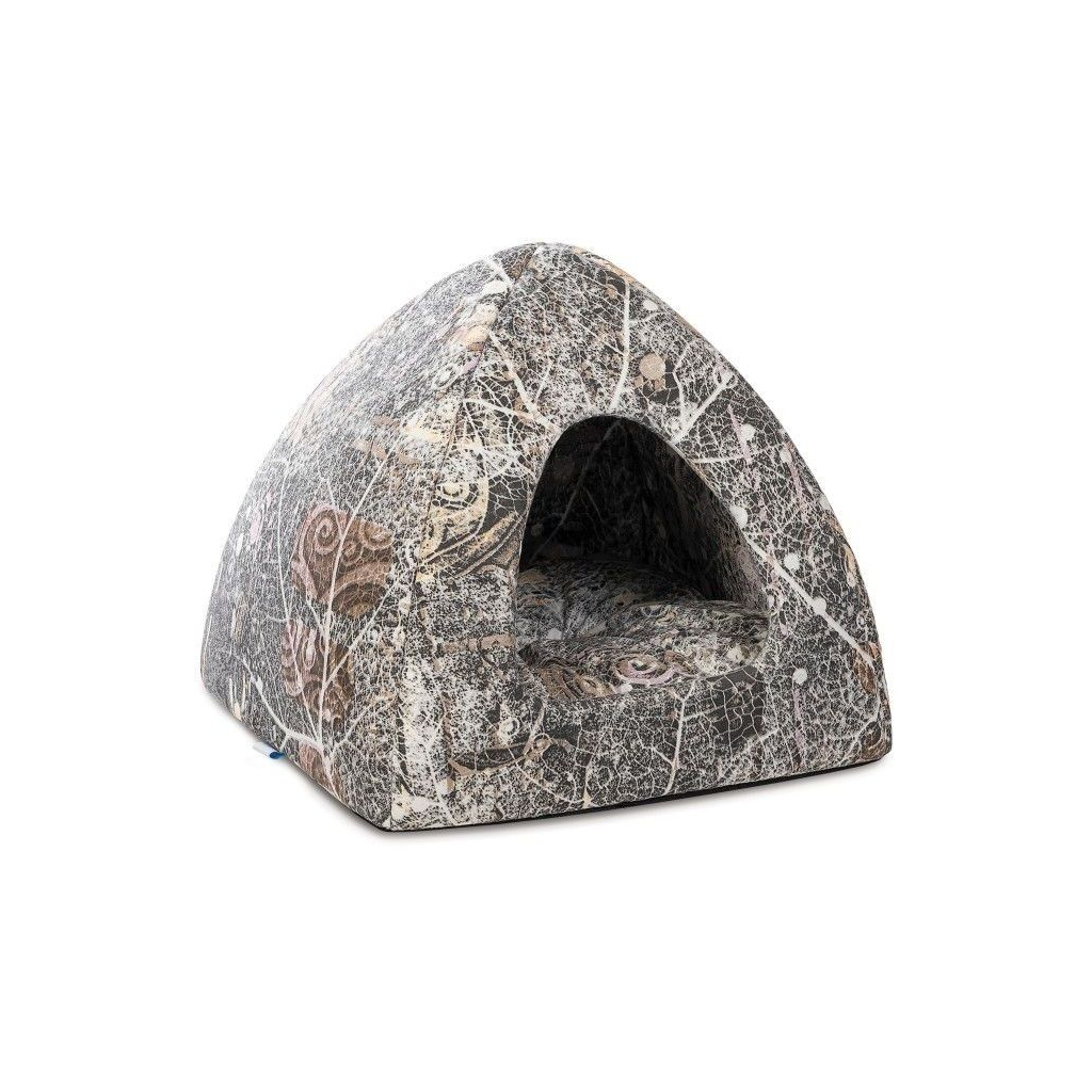 Будиночок для тварин Природа "YURT" 38х38х36 см (орнамент) (4823082418985) - зображення 1
