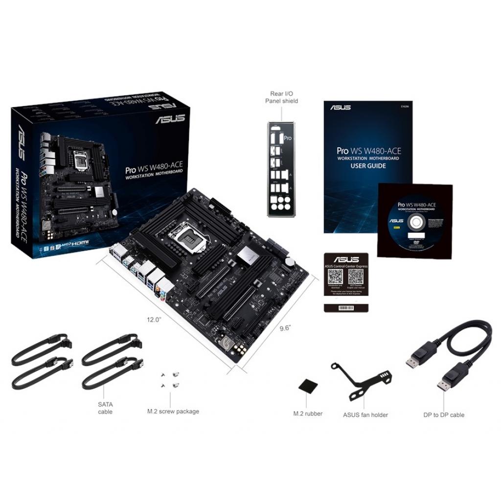 Серверна материнська плата ASUS Pro WS W480-ACE (PRO_WS_W480-ACE) - зображення 9