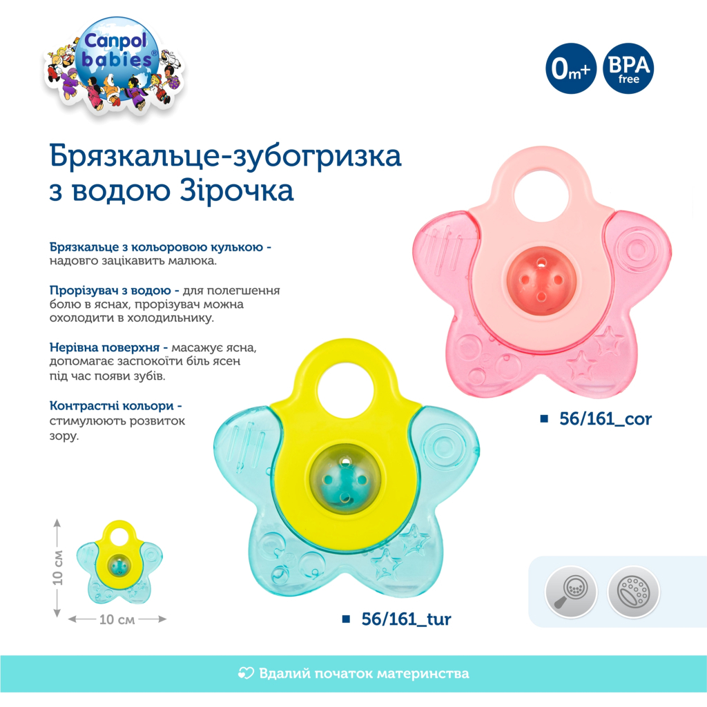 Прорізувач Canpol Babies Зірочка Бірюзове (56/161_tur) - зображення 4